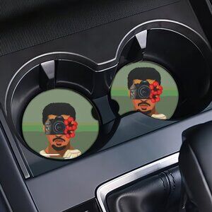 Bad Bunny DTMF Inspired Car Coaster